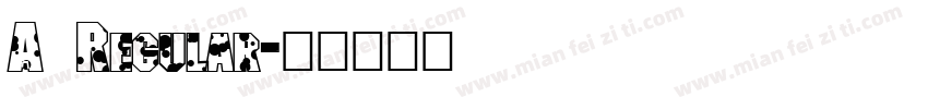 A Regular字体转换